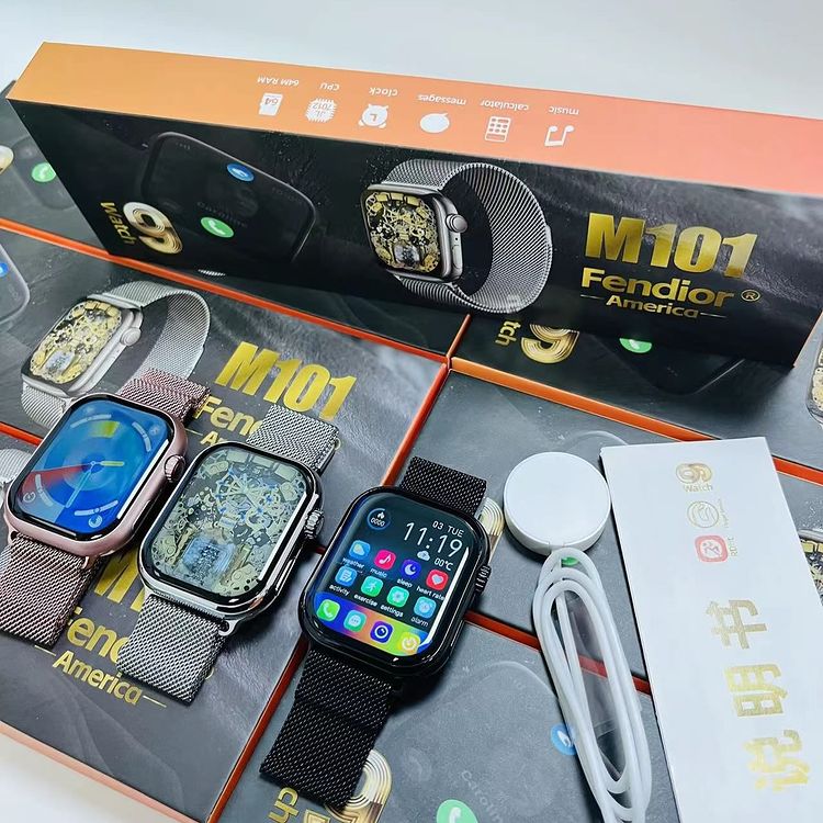 M101 Smart Watch (Metal Strap)