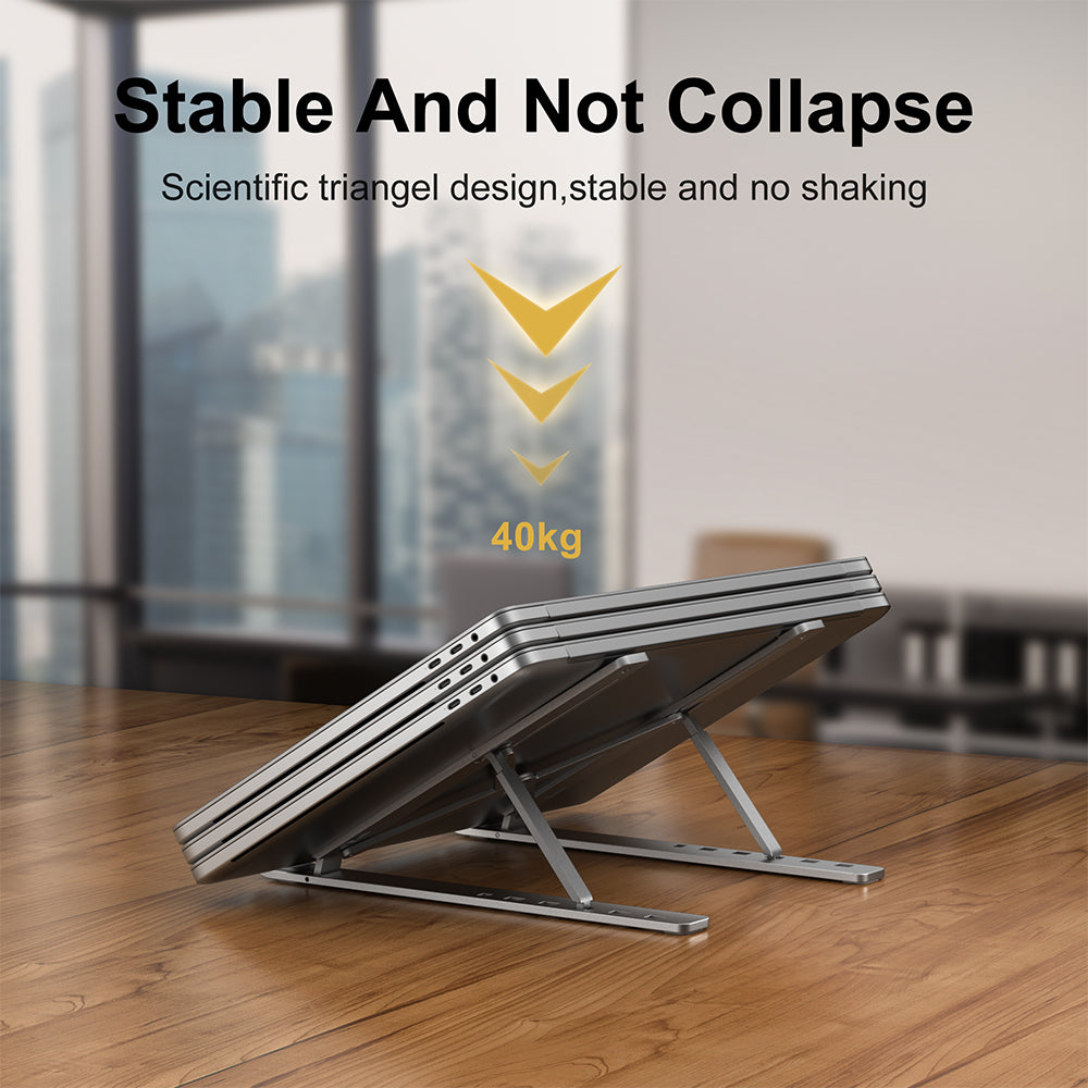 Folding Adjustable Aluminum Laptop Stand