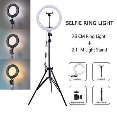 RGB Ring Light with 7ft Tripod Stand