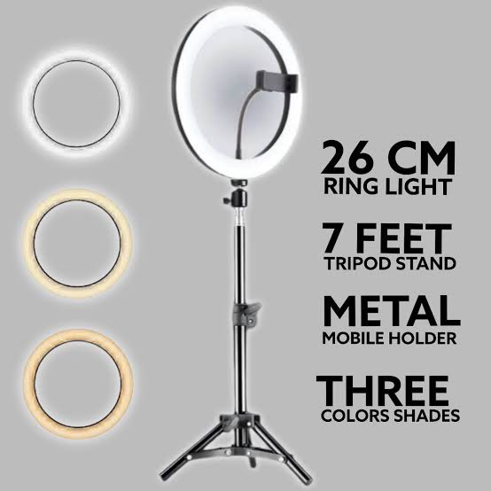 RGB Ring Light with 7ft Tripod Stand