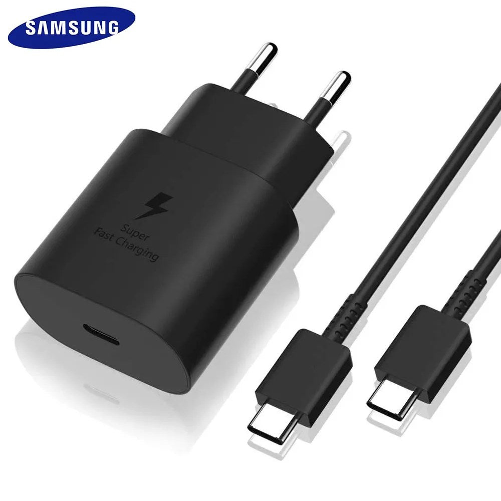 Samsung 25w Super Fast Charging with C-C Supported Cable