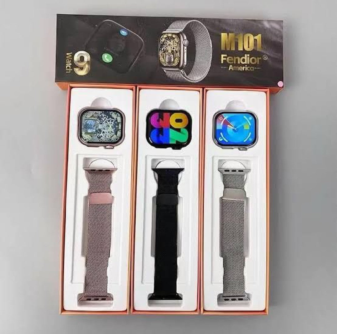 M101 Smart Watch (Metal Strap)