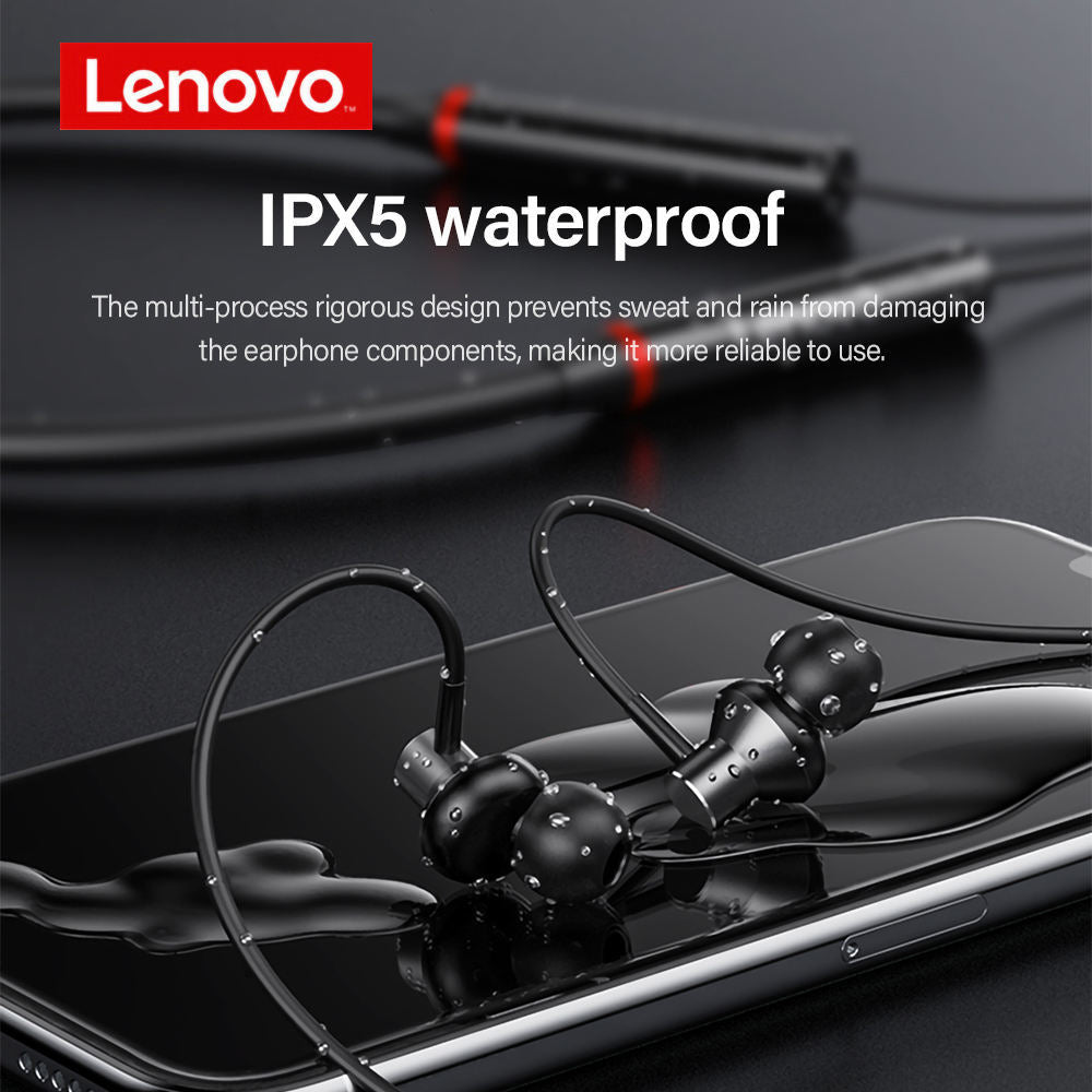 LENOVO HE05 WIRELESS NECKBAND HEADPHONES